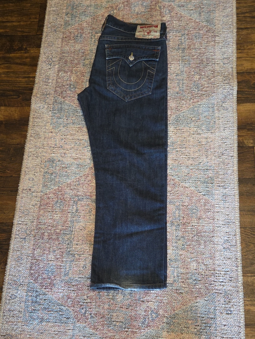 True Religion Women's Dark Indigo Boot Cut Jeans